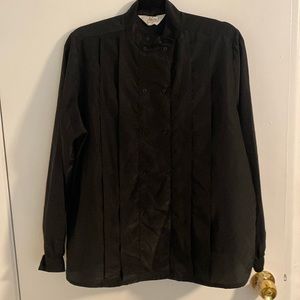 Vintage men’s inspired blouse.  Size 16